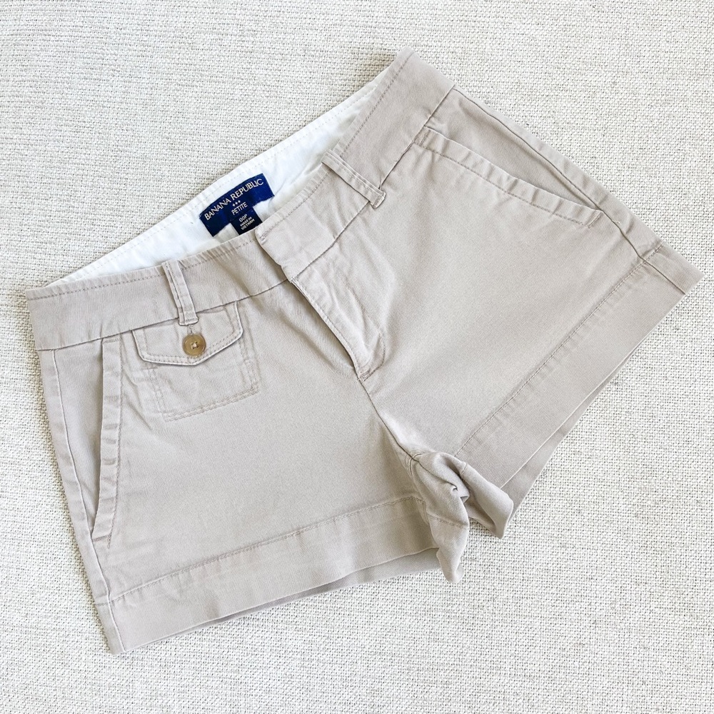 Banana Republic Khaki Chino Shorts